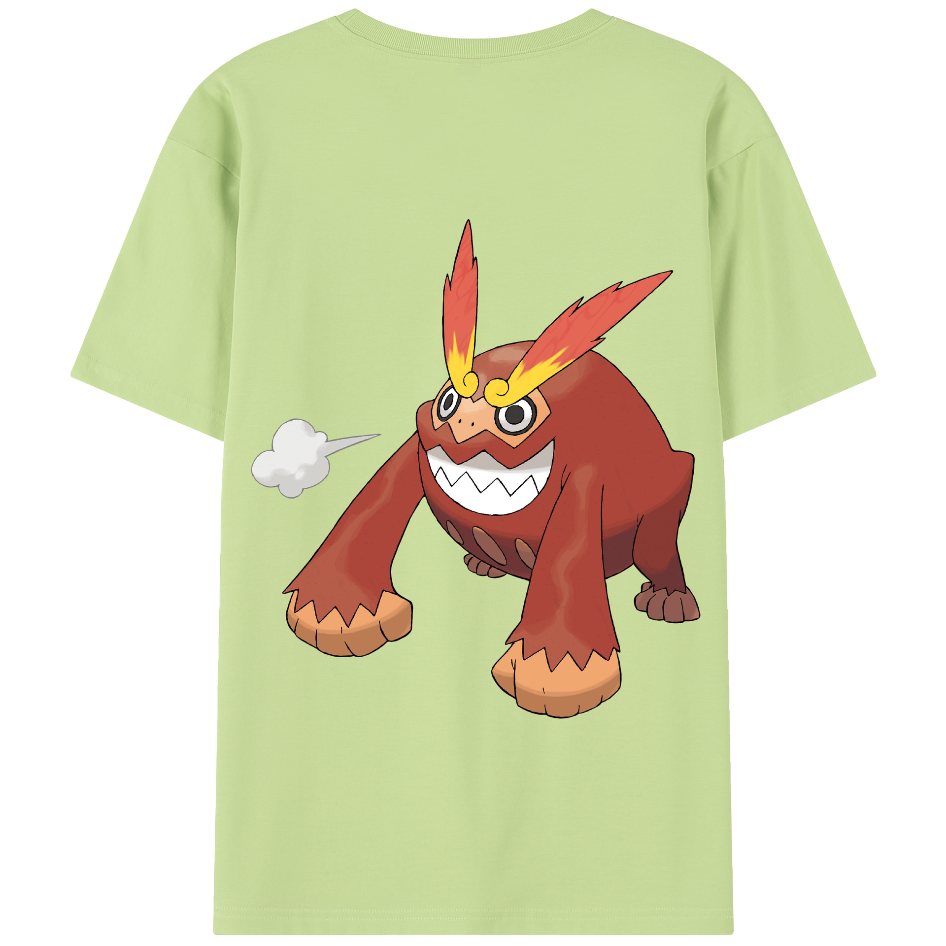 （画像用） ポケットモンスター Pokémon 綿100％半袖Tシャツ（背面プリント）